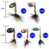 Metal Spoon Spinner Fishing Lure 10pcs Set Spoonbait Crankbaits Fishing Wobblers for Pike Crochet Kit Artificial Bait 3